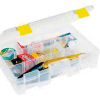 Plano ProLatch™ StowAway® 4-9 Adjustable Compartment Box, 11"L x 7-1/4"W x 2-3/4"H,Clear - Pkg Qty 2
