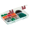 Plano ProLatch™ StowAway® 5-20 Adjustable Compartment Box,11"L x 7-1/4"W x 1-3/4"H, Clear - Pkg Qty 3