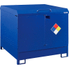 Global Industrial™ Outdoor Drum Cabinet 220 Gal. Capacity, Manual Close, Unassembled
