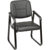 Interion® Bonded Leather Reception Chair