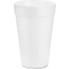 Dart® Foam Cups Hot/Cold Cups, 14 Oz., 1,000/Carton, White
