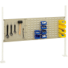 Global Industrial Panel Kit for 60"W Workbench - 18"W Pegboard & 36"W Louver, Mounting Rail TN