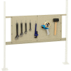 Global Industrial Panel Kit for 48"W Workbench with 36"W Pegboard, Mounting Rail for-Tan