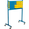 Global Industrial 48" W Louver Panel Rack, Blue
