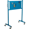Global Industrial 48" W Pegboard Panel Rack, Blue