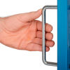 60 W Mobile Pegboard & Louver Panel Rack, Blue
																			