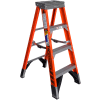 Werner 4' Type 1AA Fiberglass Step Ladder 375 lb. Cap - 7404