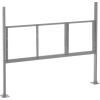 Panel Kit for 60W Workbench with 18W Whiteboard and 36W Louver, Mounting Rail - Gray
																			