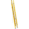 Werner 20' Type 1AA Lightweight Fiberglass Extension Ladder 375 lb. Cap - D7220-2
