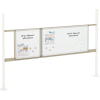 Global Industrial™ 18" & 36" Whiteboard Panel Kit, 72"W, Tan