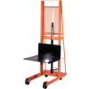 Wesco® Hydraulic Stacker with 24" Platform 260044 1000 Lb. Capacity