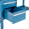 60W x 30D Production Workbench - Shop Top Square Edge Complete Bench - Blue
																			