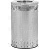 Precision Series® 782329 Imprinted 360 Stainless Steel Receptacle with Open Lid, 45 Gallon