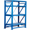 VRSOR-54 Heavy Duty Roll-Out 80" H Starter Unit - 3 Shelf 57" W x 32" D
