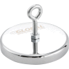 Global Industrial Hang-It Ceramic Magnet With Attached Eyebolt, 95 Lbs. Pull, 6/Pack