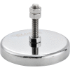 Global Industrial Mount-It Ceramic Magnet With Attached Screw & Nuts, 35 Lbs. Pull, 6/Pack