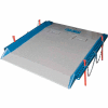 Bluff® 20C8496 Steel Red Pin Heavy Duty Dock Board 84 x 96 20,000 Lb. Cap.