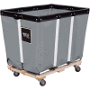 16 BU-Std-Duty Basket Trucks By Royal - Vinyl Liner - 40"L x 28"W x 36-1/2"H 4 Swivel Casters-Gray