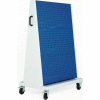 39x18x63" Trolley - 3 Perfo Panels - 3 Louvered Panels