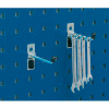 Bott 14001102 Single Straight Hooks For Perfo Panels - Package of 5 - 1"L
