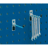 Bott 14001104 Single Straight Hooks For Perfo Panels - Package of 5 - 3"L