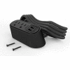 Wiremold WSPC220BK Desktop Power & Charging Center, 2- Tamper Resistant Outlets, 2- 3.1A USB Ports