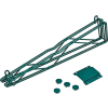12" Single Arm Shelf Bracket‐Green (Pair)
