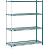 Nexel® Poly-Green® Wire Shelving Add-On 48W" x 12"D x 74"H