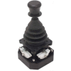 HERCULES Joystick; 2 step U/D, 0 step L/R, cross mvemnt, spring-return, mech.interlock+no/nc contact