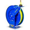 Coxreels SH-N-3100-HV 3/8" x100' 300PSI Hi-Vis Heavy Duty Spring Retractable Low Pressure Hose Reel