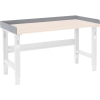 Global Industrial Back and End Stops For Workbench Top - 96"W x 36"D x 3"H - Gray