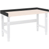 Global Industrial Back and End Stops For Workbench Top - 96"W x 36"D x 3"H - Black