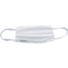 Cloth Face Mask, Reusable/Washable, Gathered Edge, 2-Layer, White, 10/Bag