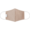 Cloth Face Mask, Reusable/Washable, 2-Layer Contour, Khaki, Small, 10/Bag