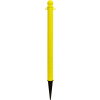 Global Industrial Plastic Ground Pole, 35"H, Yellow