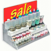 Global Approved 326042 4-Step Countertop Display, 16" x 8", Acrylic ,1 Piece