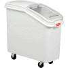 Rubbermaid® 3600-88 2.8 Cu. Ft Plastic Bin Truck with Clear Lid & Scoop
