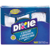 Dixie® DXECM168, Cutlery Combo, Plastic, White, 168/Box