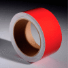INCOM® Safety Tape Reflective Solid Red, 2"W x 30'L, 1 Roll
