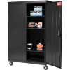 Sandusky Mobile Storage Cabinet TA3R462460- 46x24x66, Black