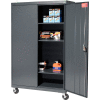 Sandusky Mobile Storage Cabinet TA3R462460- 46x24x66, Charcoal