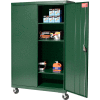 Sandusky Mobile Storage Cabinet TA3R462460- 46x24x66, Green