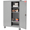 Sandusky Mobile Storage Cabinet TA3R462460- 46x24x66, Gray