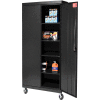 Sandusky Mobile Storage Cabinet TA4R362472 - 36x24x78, Black