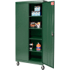 Sandusky Mobile Storage Cabinet TA4R302466 - 30x24x72, Green