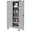 Sandusky Mobile Storage Cabinet TA4R302466 - 30x24x72, Gray