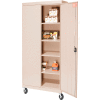 Sandusky Mobile Storage Cabinet TA4R362472 - 36x24x78, Sand