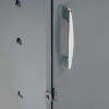 Chrome Pull Handle on Door of All Welded Wall Mount Cabinet