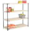 Nexelite® Vented Plastic Shelving 54"W x 21"D x 54"W Nexelon Finish