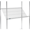 Nexel® SS2448C Chrome Slant Wire Shelf 48"W x 24"D